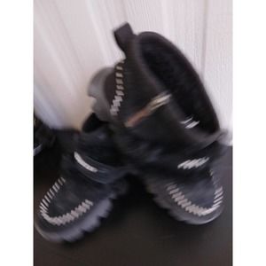 UGG Women's Fluff Punk Ankle Booties Lamb Fur Black US 6 EUC!